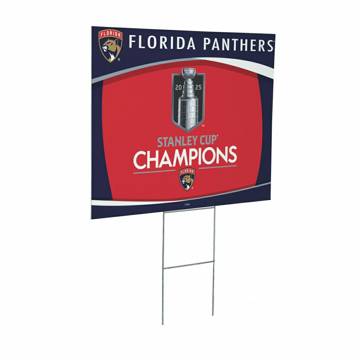 Team Sports America Classic - Florida Panthers, Stanley Cup 2025 Champions Cororplast Yard Sign