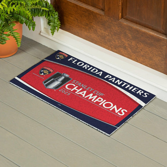 Team Sports America Essential - Florida Panthers, Stanley Cup 2025 Champions Turf Mat, Color