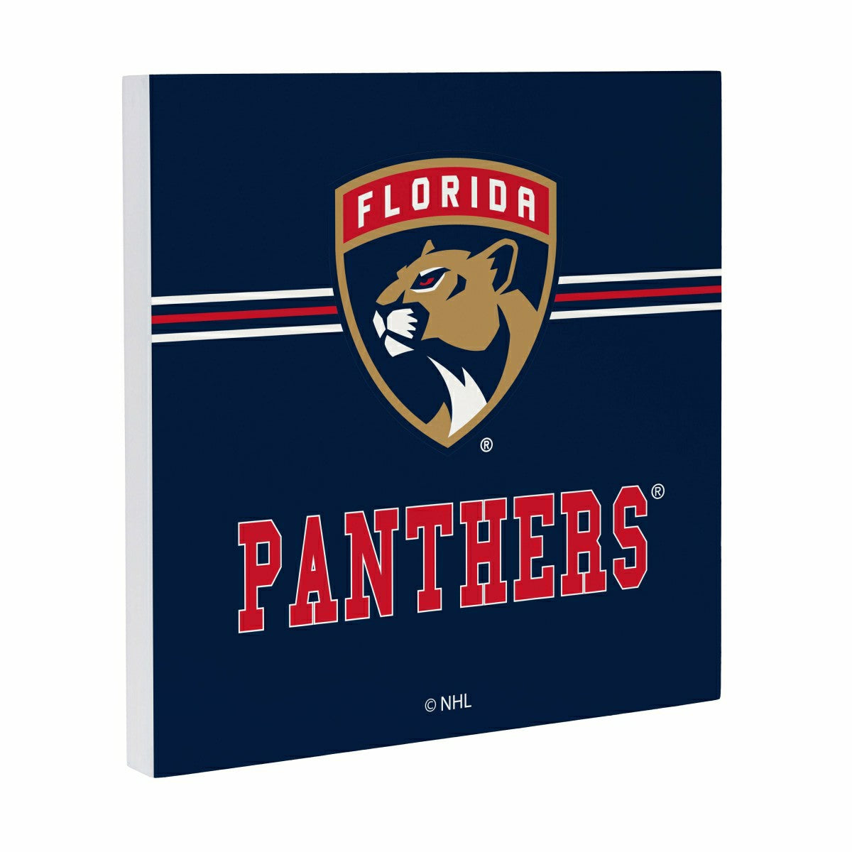 Team Sports America Recommended - Florida Panthers Wood Wall Sign, 12x12