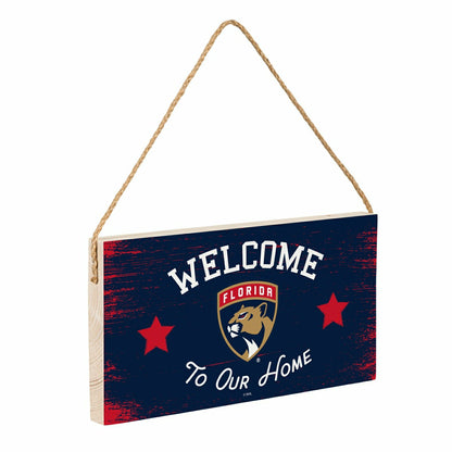 Team Sports America Exclusive - Florida Panthers Wood Wall Sign, 6x11