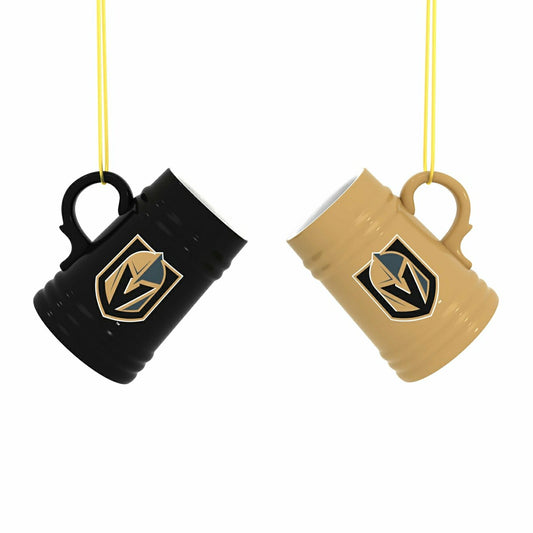 Team Sports America Signature - Vegas Golden Knights Ceramic Mini Stein, 3oz, set of 2