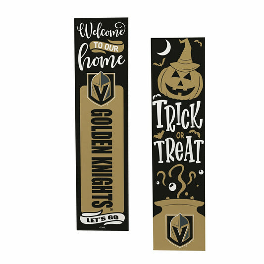 Team Sports America Trending - 47" Double Sided Leaner, Vegas Golden Knights, Halloween
