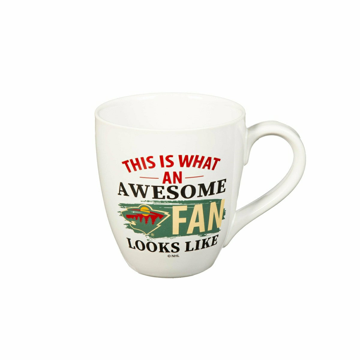 Team Sports America Best Seller - Ceramic Cup o' Java 17oz Gift Set, Minnesota Wild