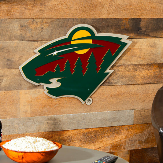 Team Sports America Everyday - Minnesota Wild Premier Metal Wall Art