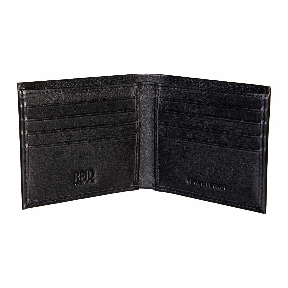 Team Sports America Value - Minnesota Wild Black Bi-Fold Embroidered Wallet w/ RFID Blocking