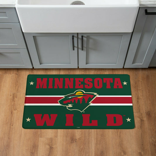 Team Sports America Exclusive - Minnesota Wild Anti-Fatigue Mat, 18"x30"