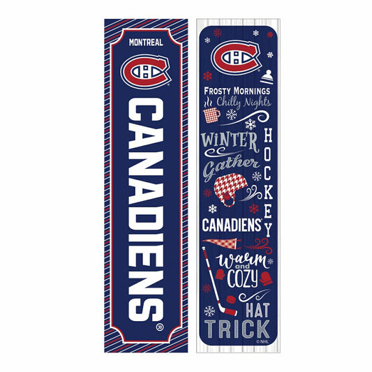 Team Sports America Classic - Montreal Canadiens 46" Double Sided Leaner, Winter Seasonal