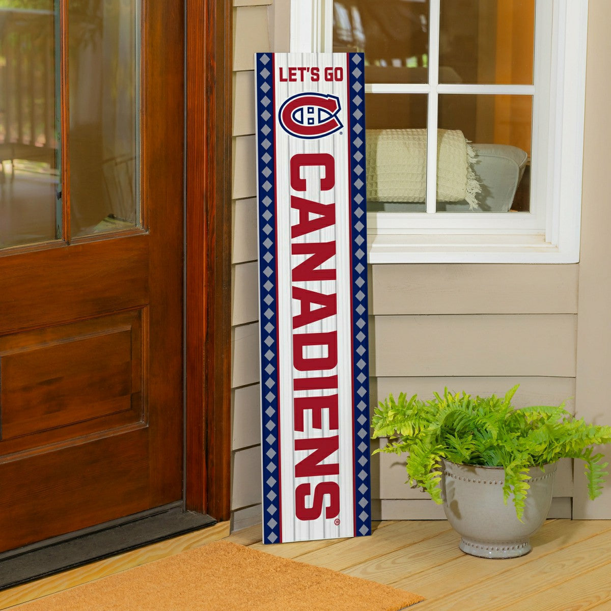 Team Sports America Value - Montreal Canadiens 47" Double Sided Leaner, Christmas