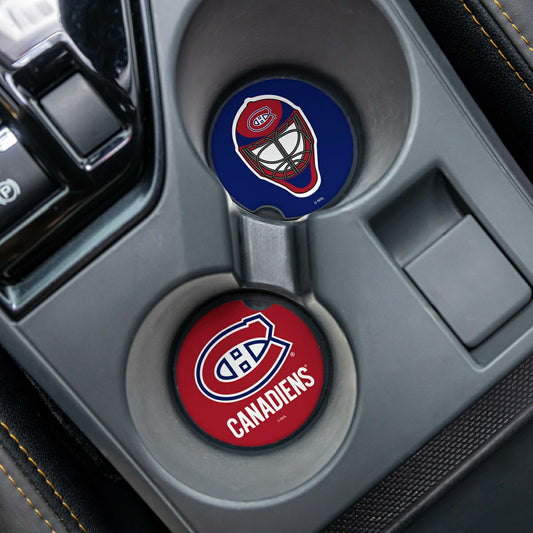 Team Sports America Value - Montreal Canadiens Car Coaster Set, 2pc