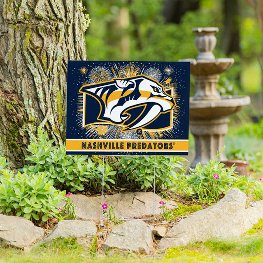Team Sports America Recommended - Nashville Predators Yard Sign, Patriotic
