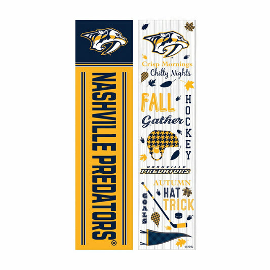 Team Sports America Classic - Nashville Predators 46" Double Sided Leaner, Fall Seasonal