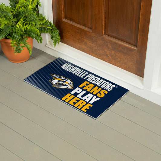 Team Sports America Value - Nashville Predators Fan Mat, 28"x16"
