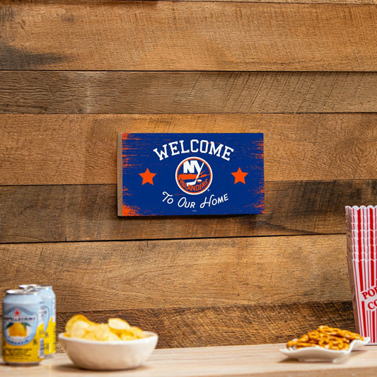 Team Sports America Recommended - New York Islanders Wood Wall Sign, 6x11