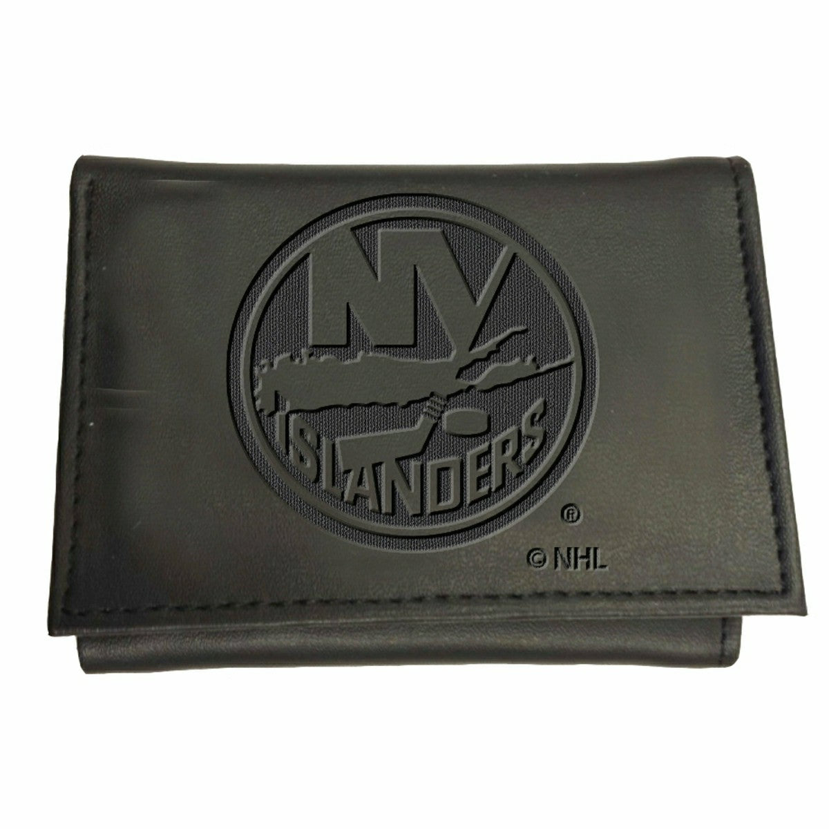 Team Sports America Exclusive - New York Islanders, Tri-Fold Wallet, Black