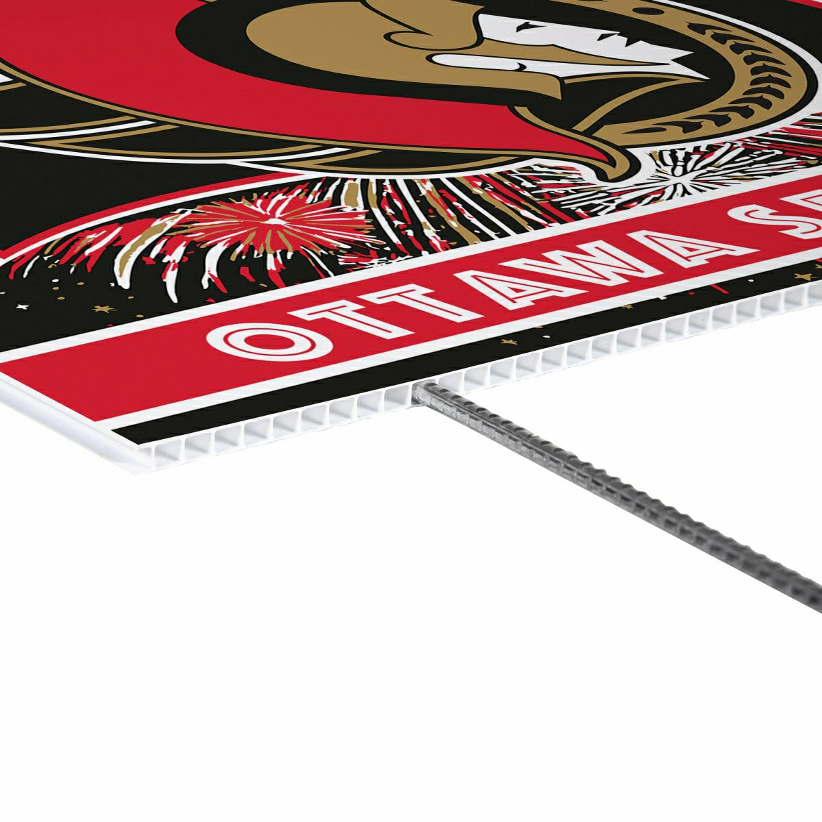 Team Sports America Signature - Ottawa Senators Yard Sign, Patriotic