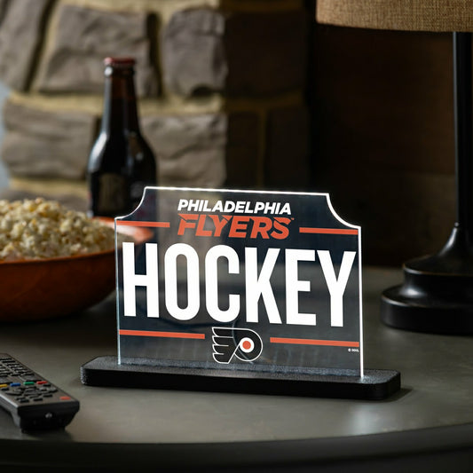 Team Sports America Trending - Philadelphia Flyers Hockey Rectangle Desklite LED Decor