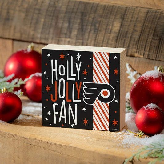 Team Sports America Classic - Philadelphia Flyers Block, Holiday, 6x6