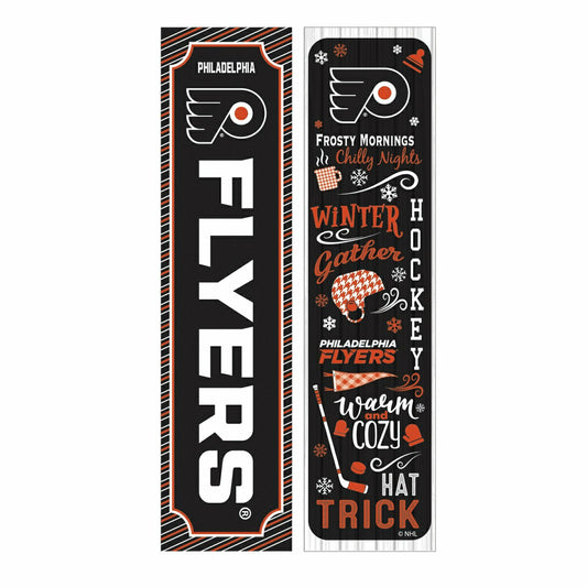 Team Sports America Classic - 46" Double Sided Leaner, Philadelphia Flyers, Winter Seasonal