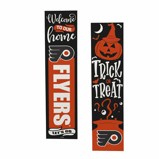 Team Sports America Essential - 47" Double Sided Leaner, Philadelphia Flyers, Halloween
