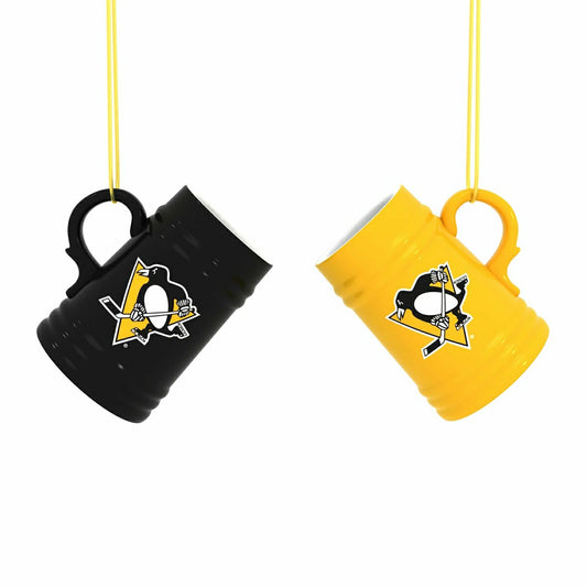 Team Sports America Trending - Pittsburgh Penguins Ceramic Mini Stein, 3oz, set of 2