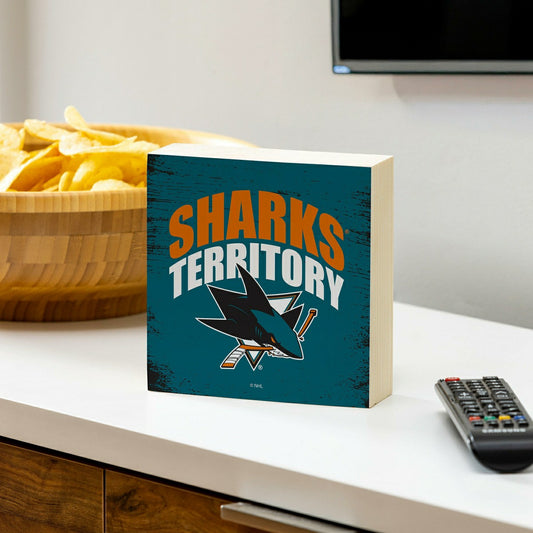Team Sports America Trending - San Jose Sharks Plock, Down Home Fans, 6x6