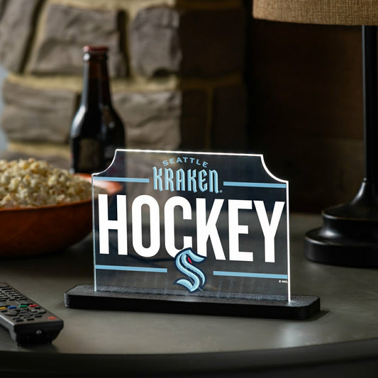 Team Sports America Exclusive - Seattle Kraken Hockey Rectangle Desklite LED Decor