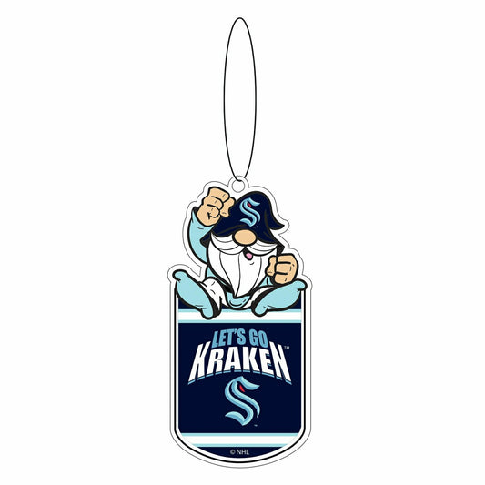 Team Sports America Essential - Seattle Kraken Gift Tag Ornament, Gnome Fan