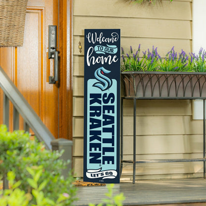 Team Sports America Essential - 47" Double Sided Leaner, Seattle Kraken, Halloween