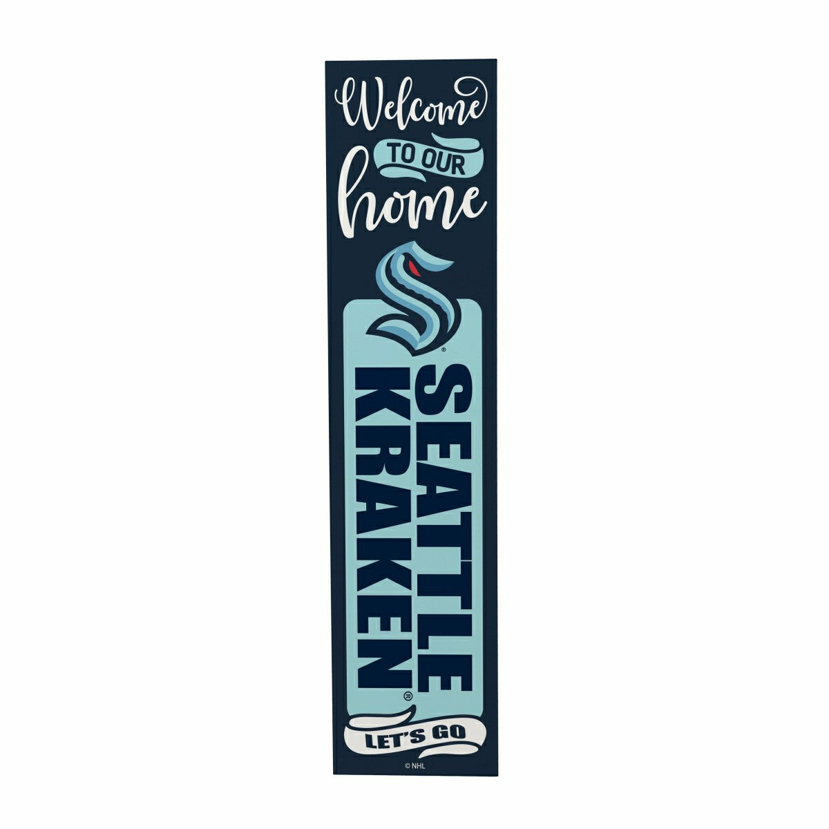 Team Sports America Essential - 47" Double Sided Leaner, Seattle Kraken, Halloween