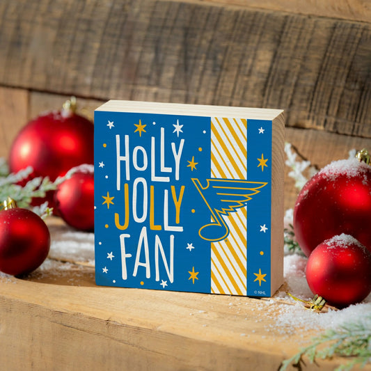 Team Sports America Classic - St Louis Blues Block, Holiday, 6x6