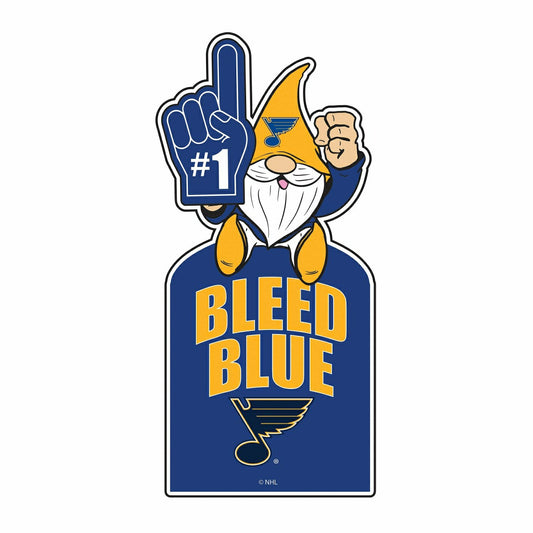 Team Sports America Signature - St Louis Blues Gnome Metal Sign 10"L x 30"H