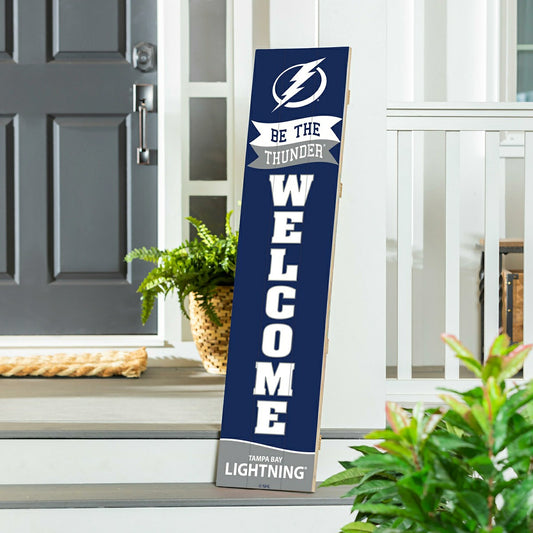 Team Sports America Essential - Tampa Bay Lightning Large Single Sided Leaner, 46"