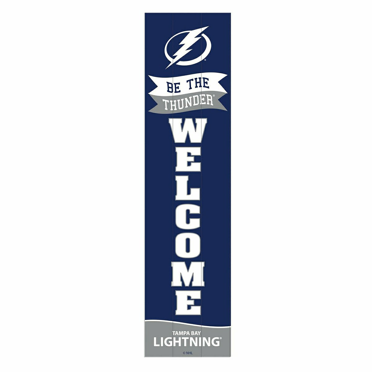 Team Sports America Essential - Tampa Bay Lightning Large Single Sided Leaner, 46"