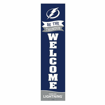 Team Sports America Essential - Tampa Bay Lightning Large Single Sided Leaner, 46"
