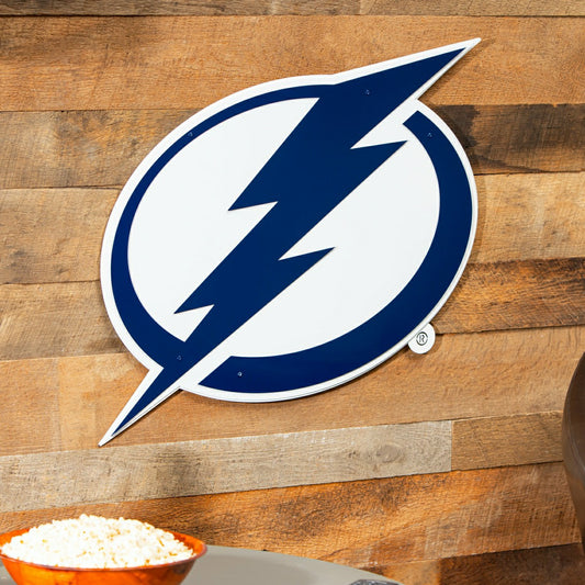 Team Sports America Best Seller - Tampa Bay Lightning Premier Metal Wall Art