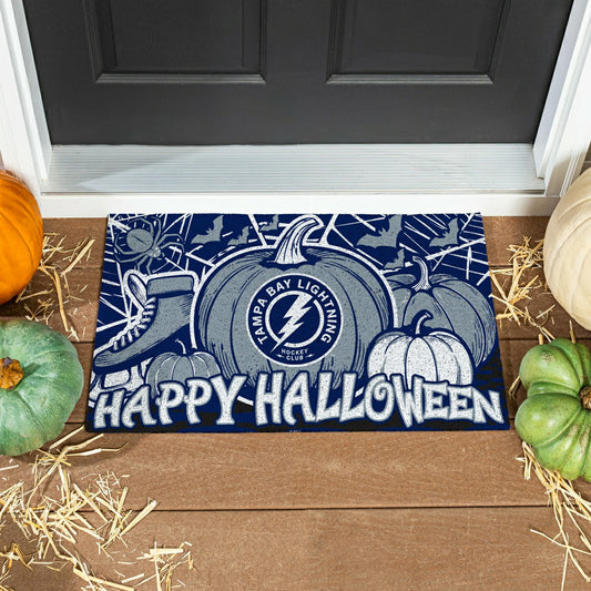 Team Sports America Exclusive - Tampa Bay Lightning Halloween PVC Mat, 28"x16"