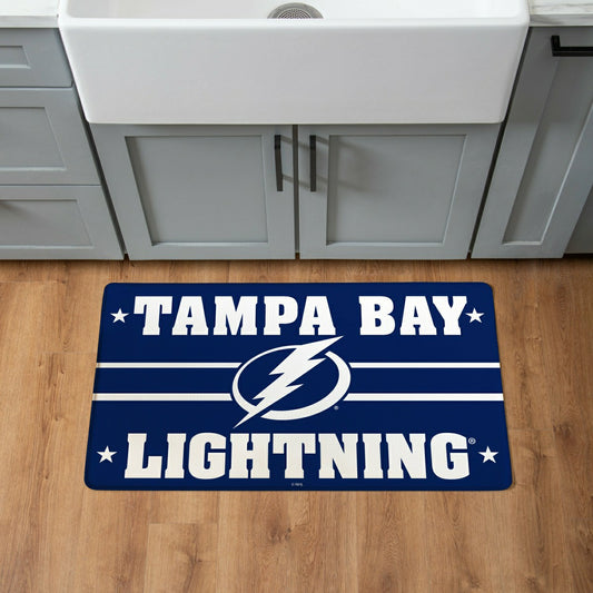 Team Sports America Signature - Tampa Bay Lightning Anti-Fatigue Mat, 18"x30"