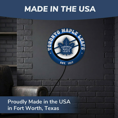 Team Sports America Everyday - Toronto Maple Leafs, Metal Lite, Round