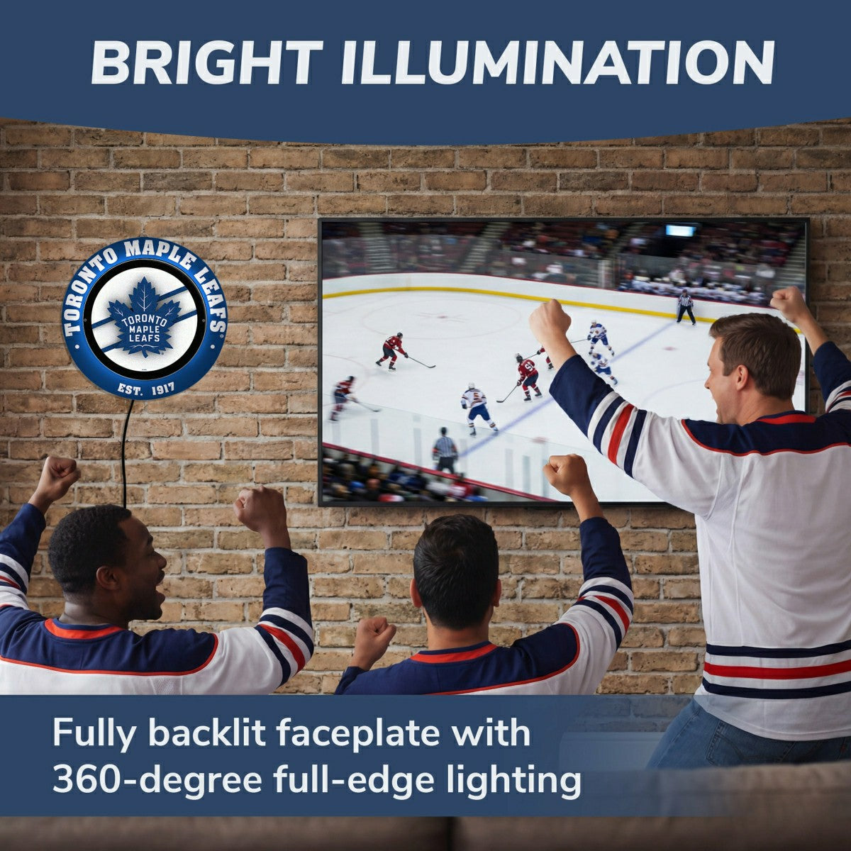 Team Sports America Everyday - Toronto Maple Leafs, Metal Lite, Round