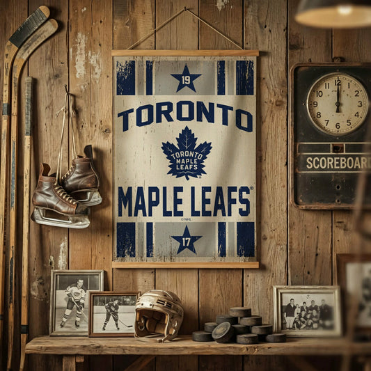 Team Sports America Best Seller - Toronto Maple Leafs, Canvas Wall Tapestry, Medium, 36x24