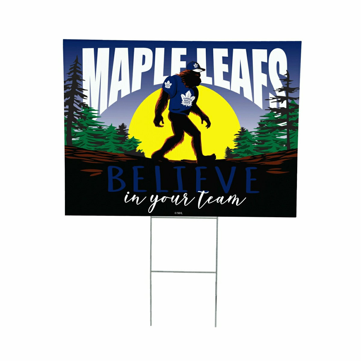 Team Sports America Essential - Toronto Maple Leafs Yard Sign, Bigfoot