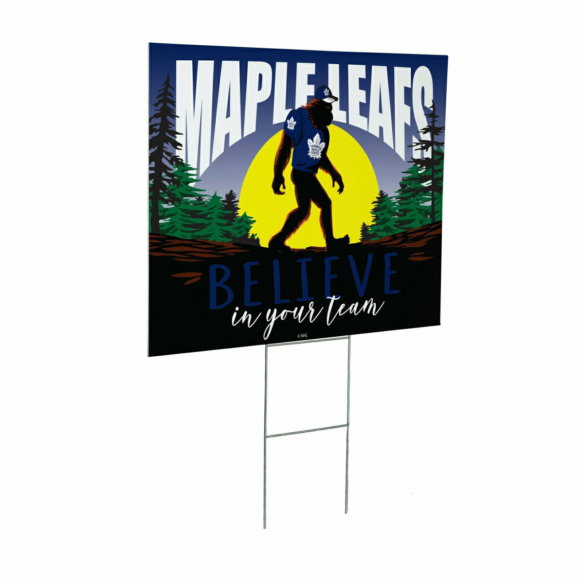 Team Sports America Essential - Toronto Maple Leafs Yard Sign, Bigfoot