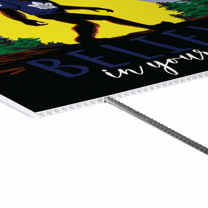 Team Sports America Essential - Toronto Maple Leafs Yard Sign, Bigfoot
