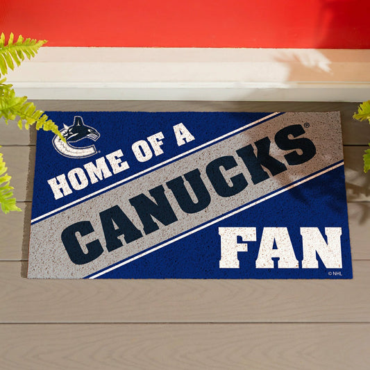 Team Sports America Classic - Vancouver Canucks, PVC Mat COLOR, Home of a Fan