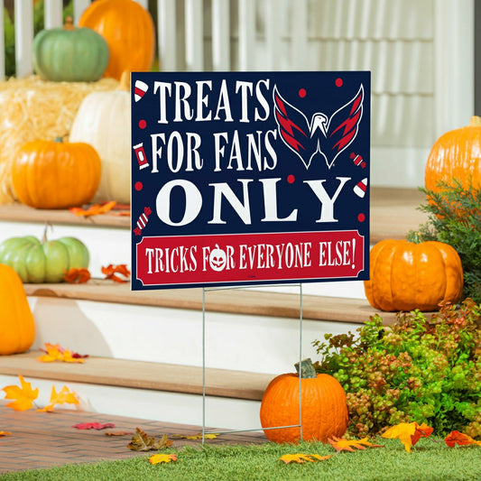 Team Sports America Recommended - Washington Capitals Yard Sign, Halloween Treats for Fans