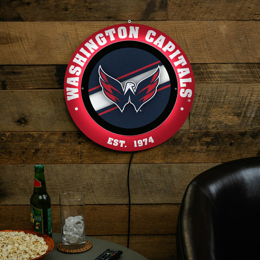 Team Sports America Everyday - Washington Capitals, Metal Lite, Round