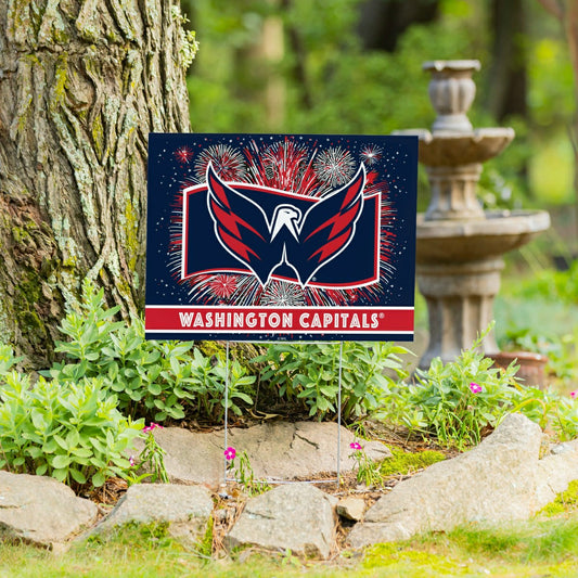 Team Sports America Trending - Washington Capitals Yard Sign, Patriotic