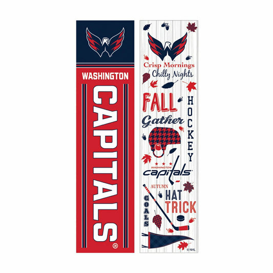 Team Sports America Signature - 46" Double Sided Leaner, Washington Capitals, Fall Seasonal