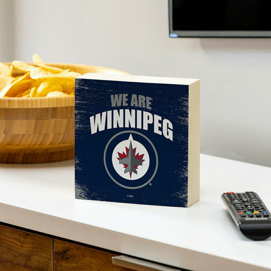 Team Sports America Value - Winnipeg Jets Plock, Down Home Fans, 6x6