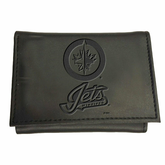 Team Sports America Exclusive - Winnipeg Jets, Tri-Fold Wallet, Black